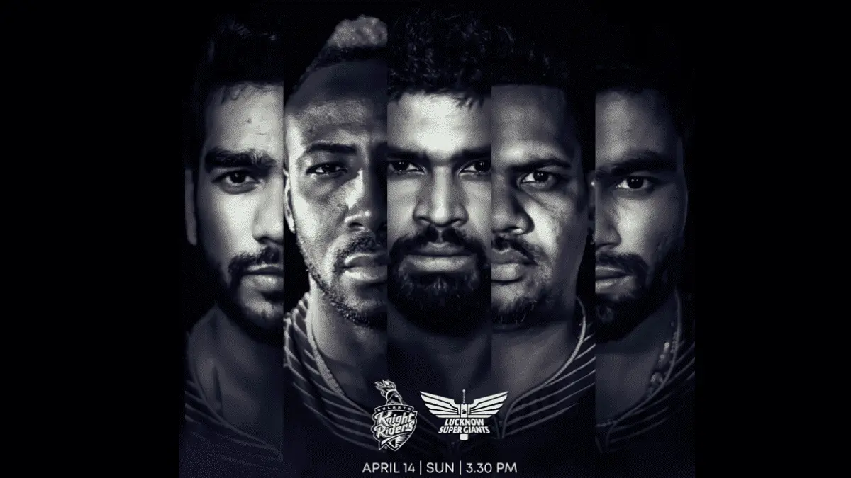 KKR poster-KKRvsLSG